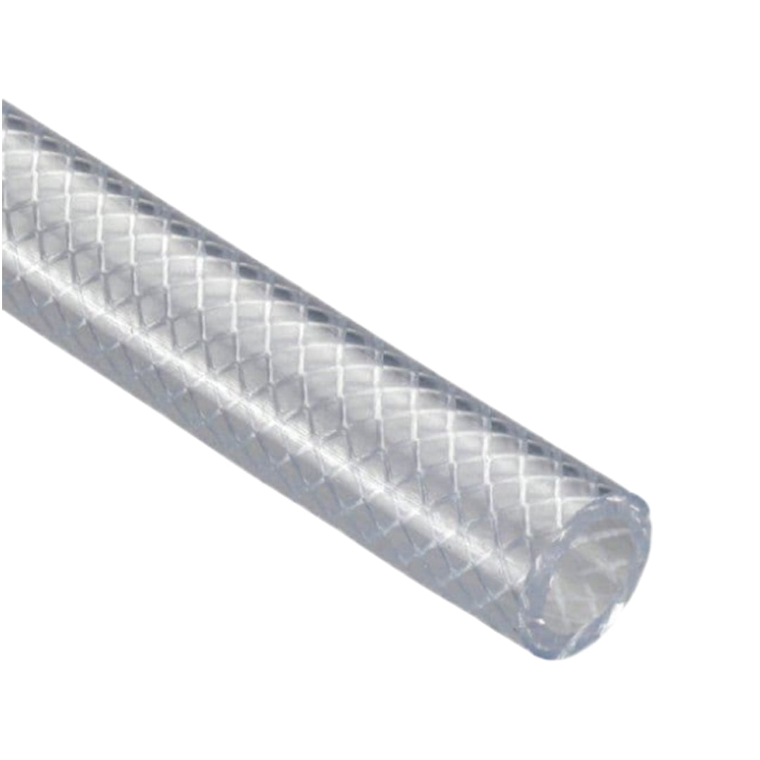 Buy Food-safe 3/8 inch clear PVC hose with reinforced kink-resistant construction
