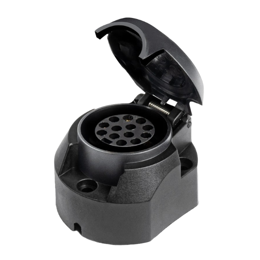 13 Pin Tow Socket - ThomasTouring.co.uk
