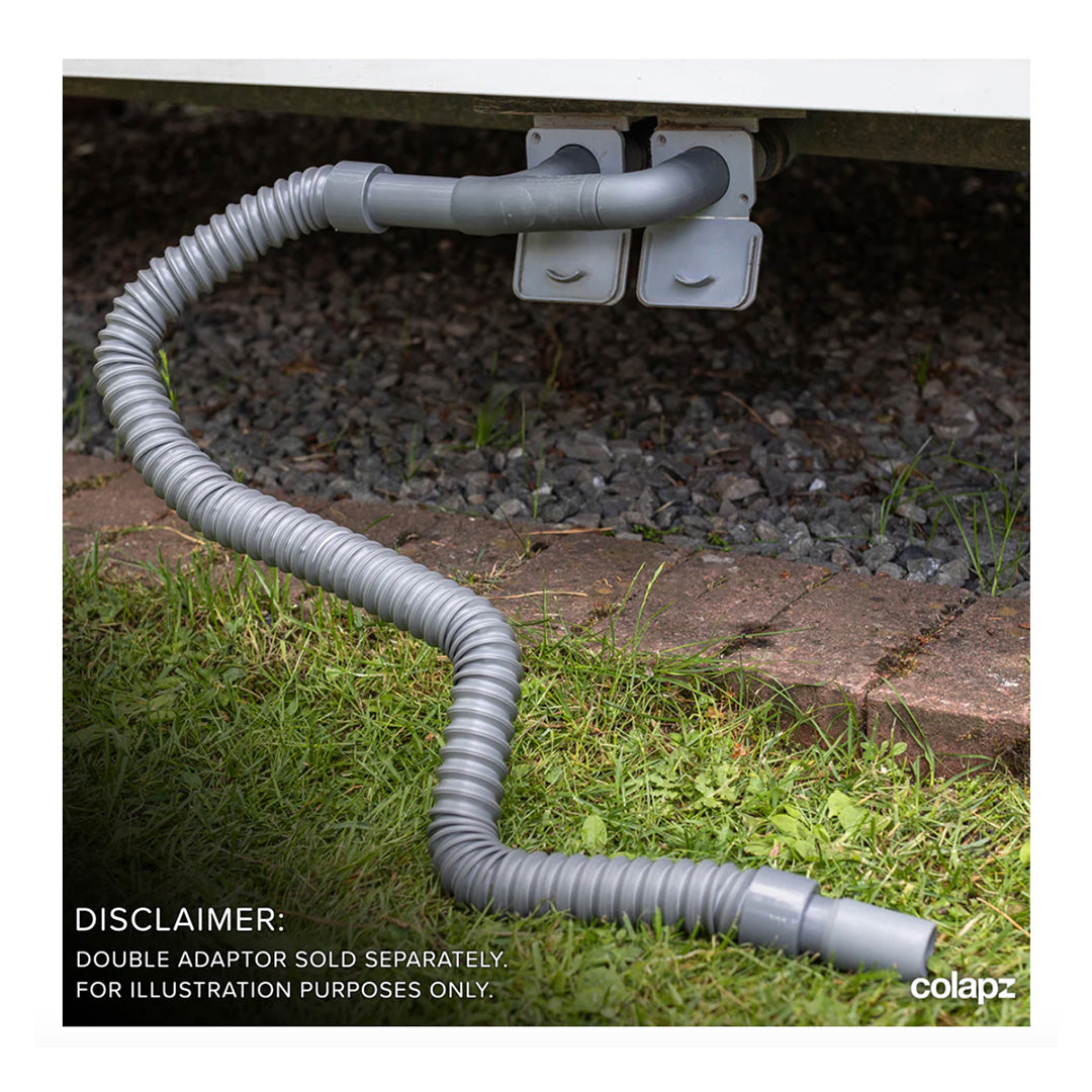 Extendable COLAPZ grey waste pipe ideal for caravan or motorhome waste water outlets