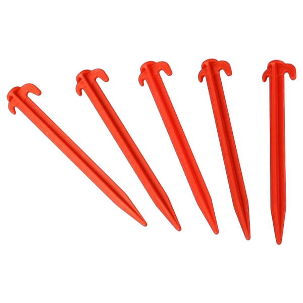 plastic tent pegs Red Plastic Tent Pegs 20cm