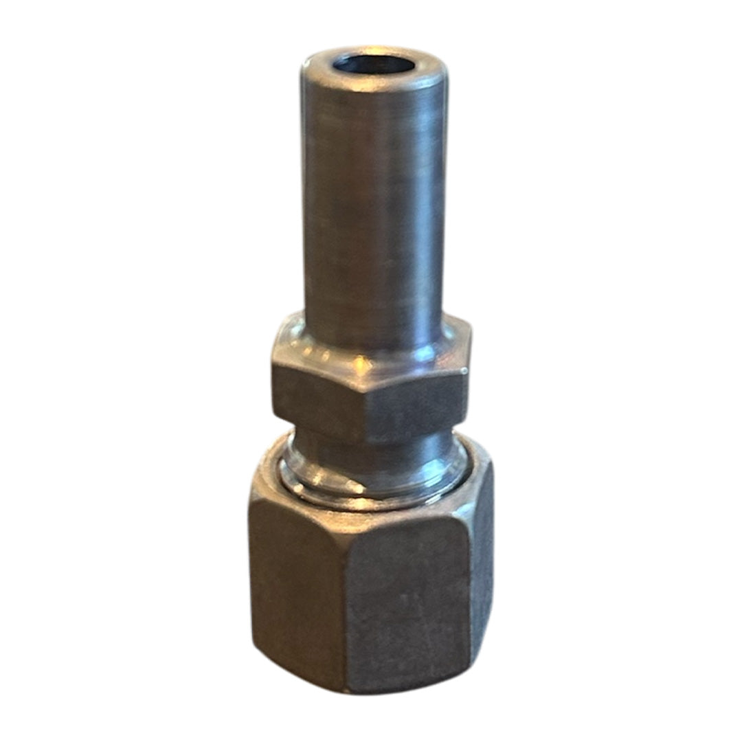 8mm to 10mm straight gas pipe connector by Truma for LPG installations