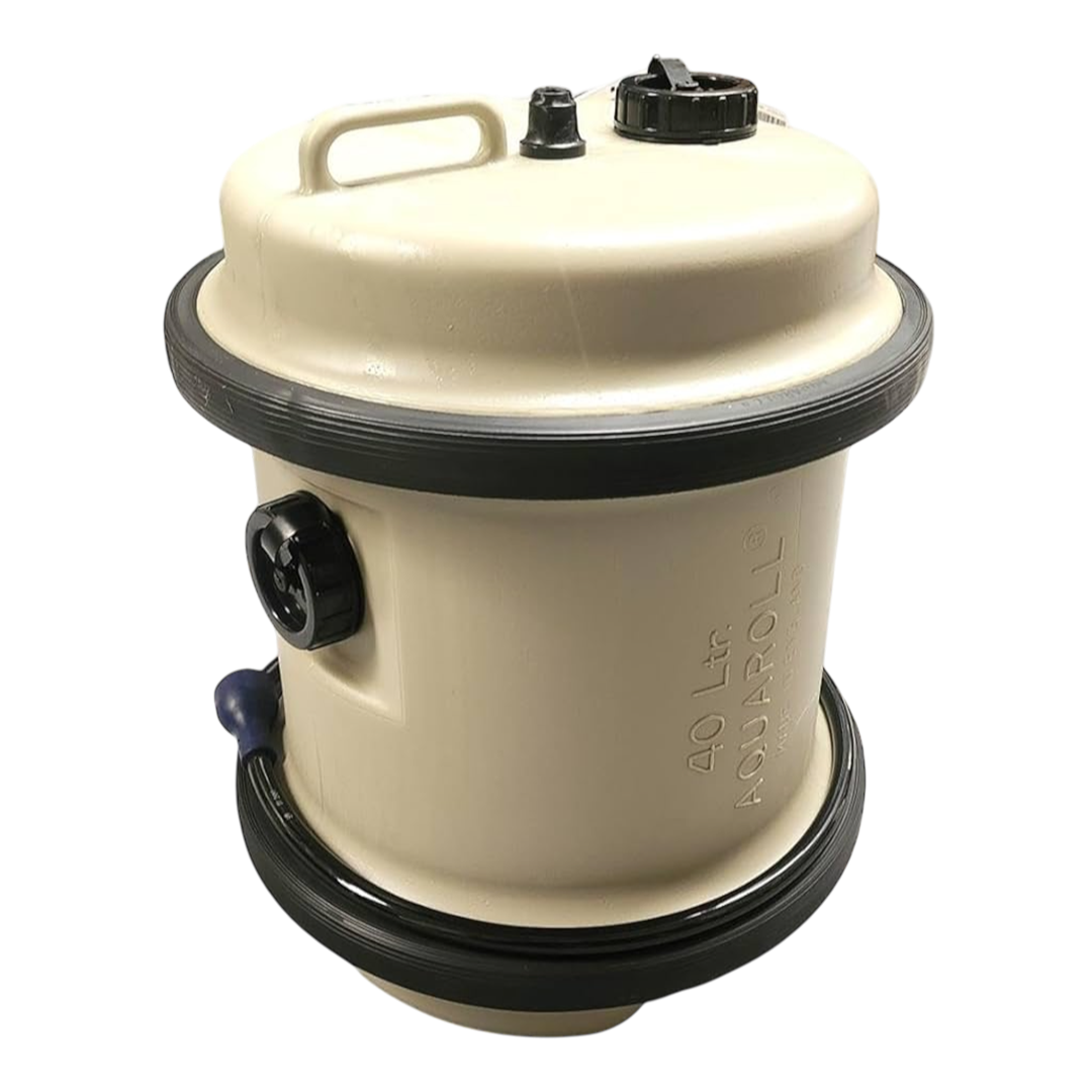 Aquaroll 40 Litre Water Carrier - Beige | ThomasTouring.co.uk
