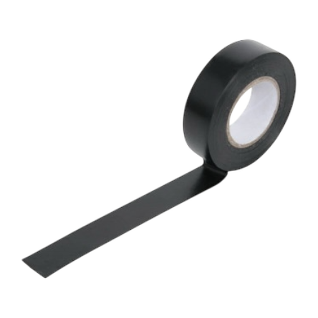Black Electrical Tape - 19m x 4.5mm | PVC Tape | Insulated Tape | ThomasTouring.co.uk