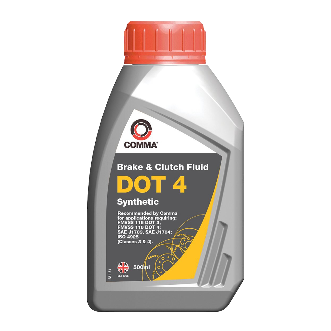 Comma DOT 4 Brake Fluid 500ML - thomastouring.co.uk