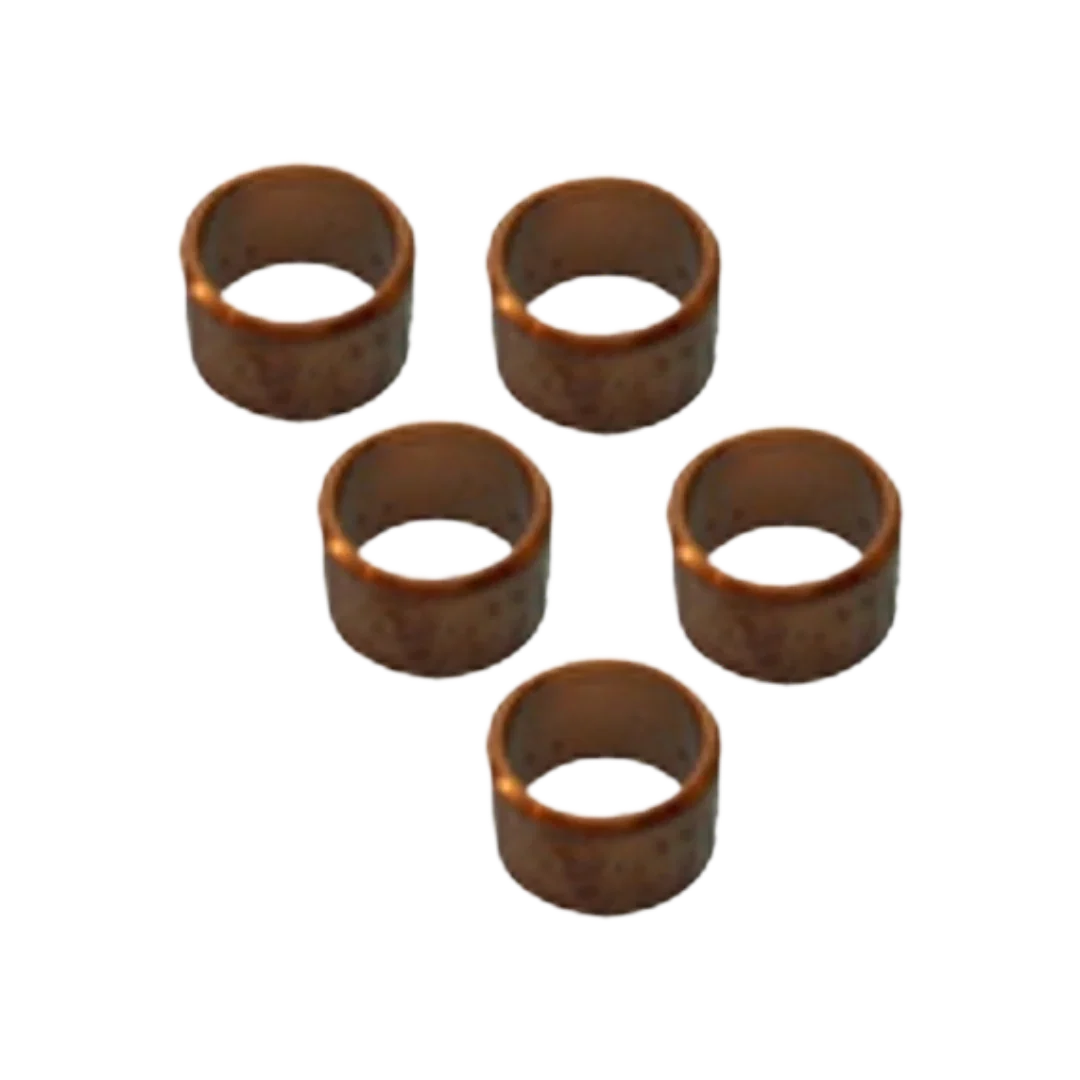 Buy 1/4 Compression Copper Olives - Pack of 5 for sale at ThomasTouring.co.uk