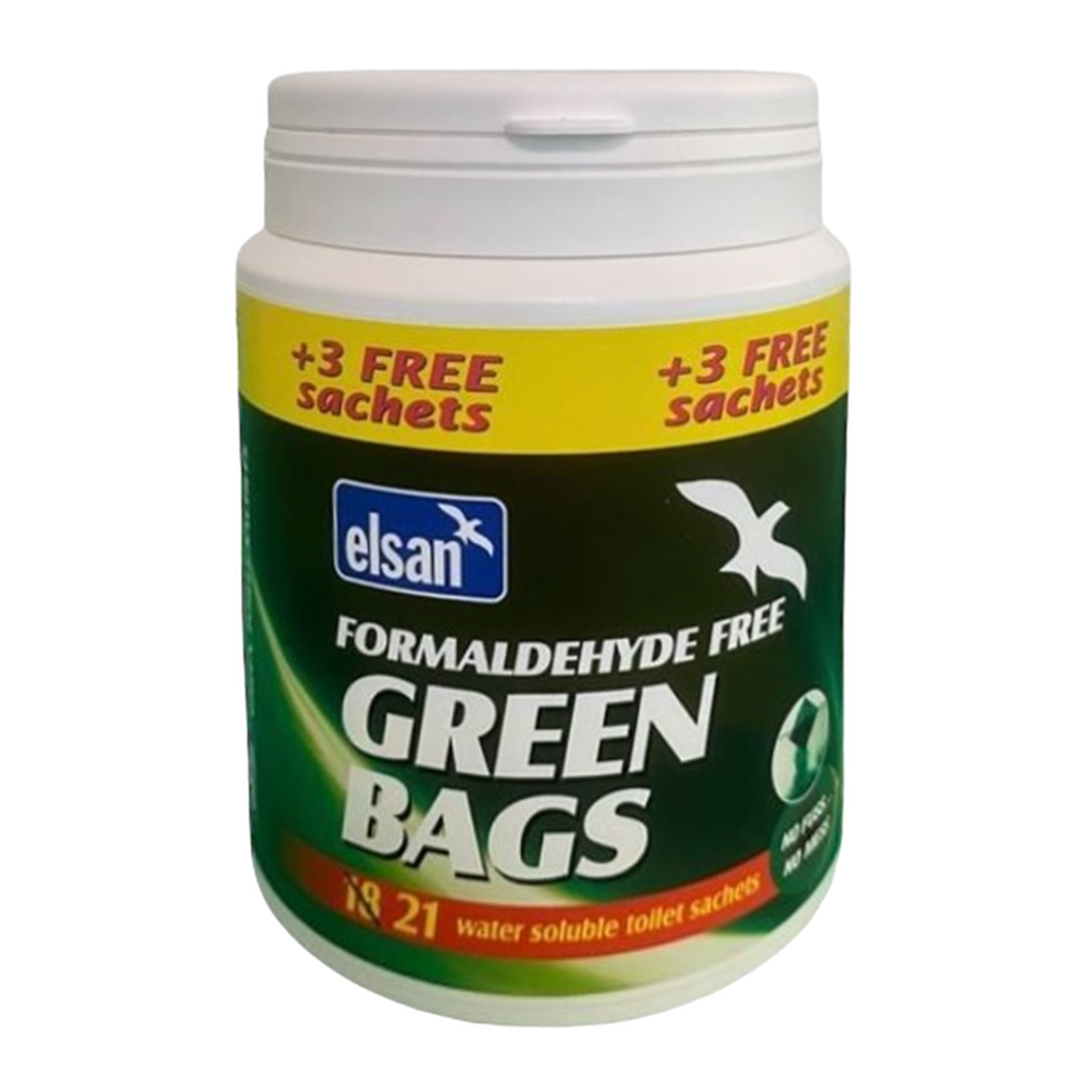 Elsan Green Bags 21 Sachets for sale UK - Thomastouring.co.uk