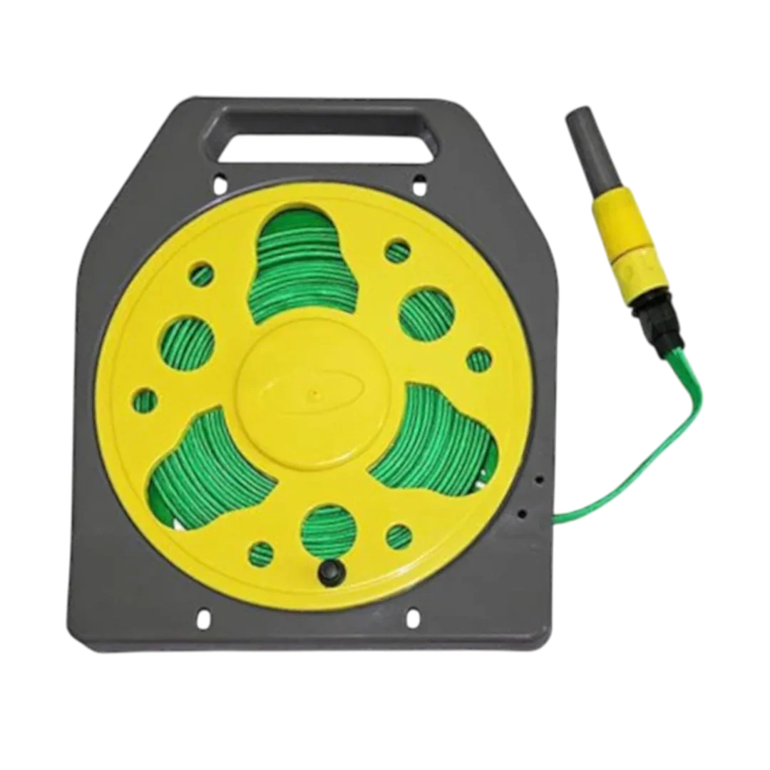 Flat Hose on Reel 15m HABA | Hosepipe Reel | ThomasTouring.co.uk