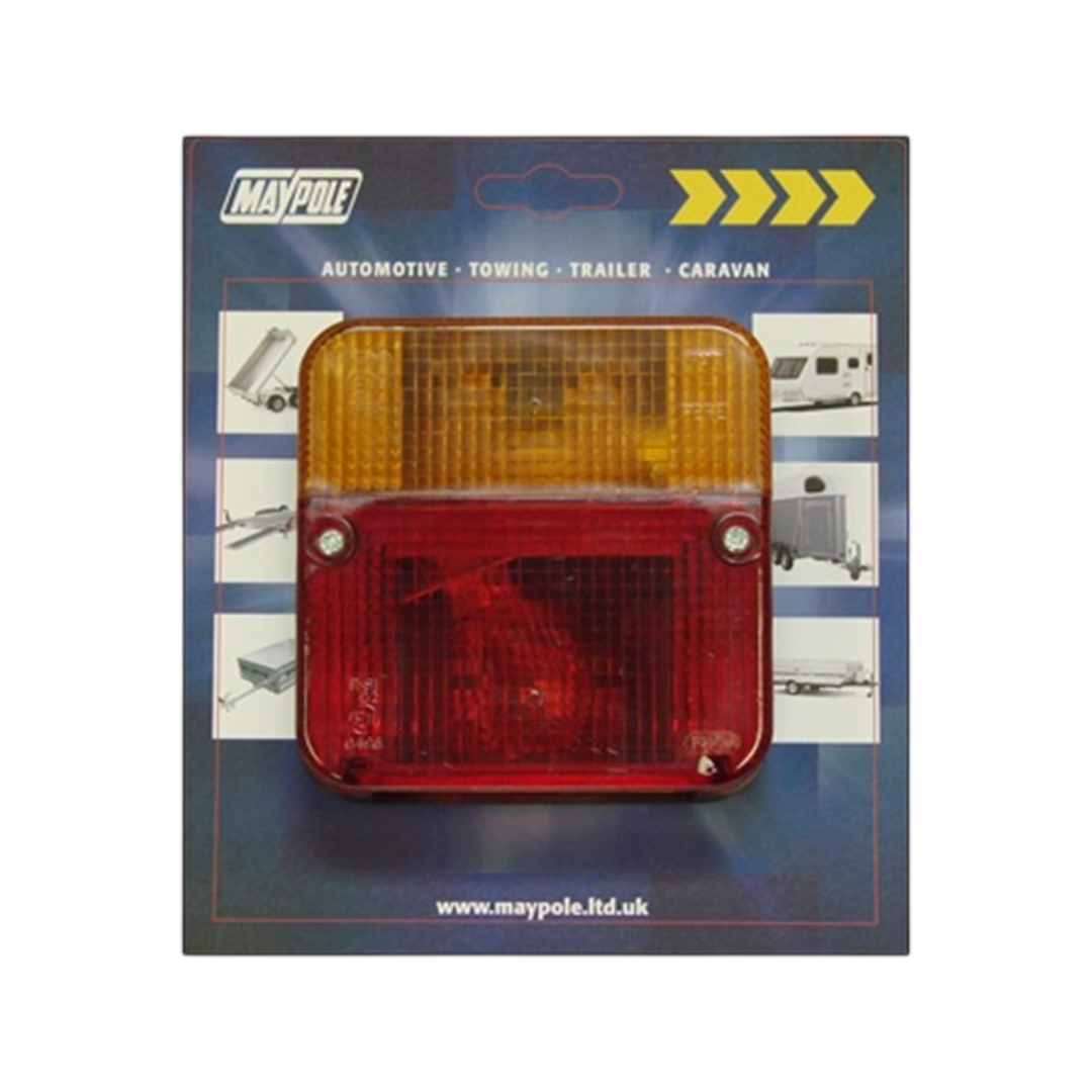 Maypole Rear Square Combination Cluster Lamp | ThomasTouring.co.uk