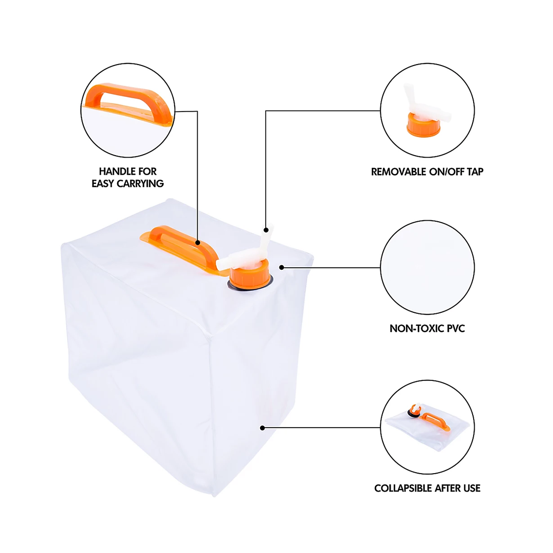 Milestone Collapsible Water Carrier 15L - ThomasTouring.co.uk