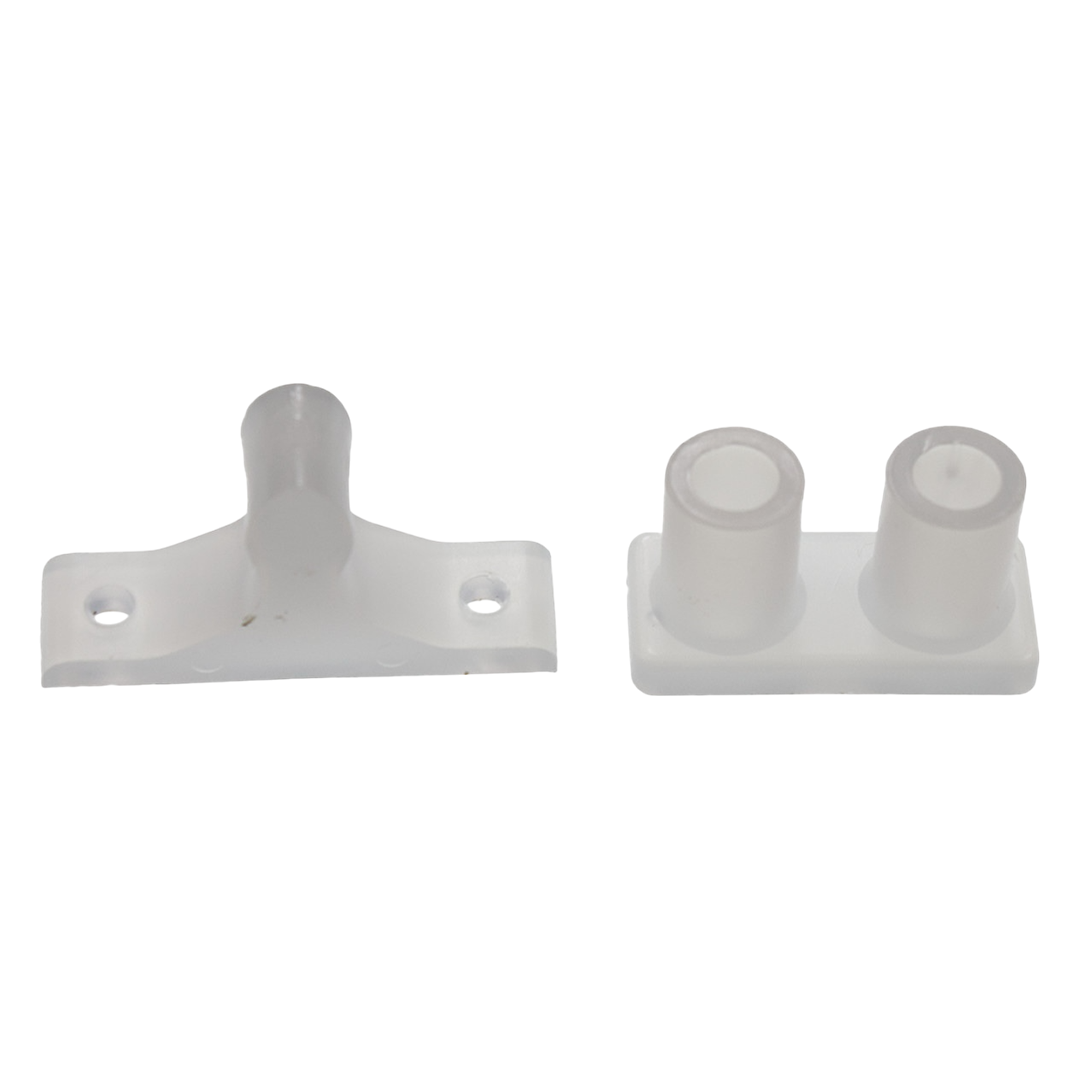 W4 Locker Door Catch Ash Grey For Campervan & Caravan Cupboards - 37851