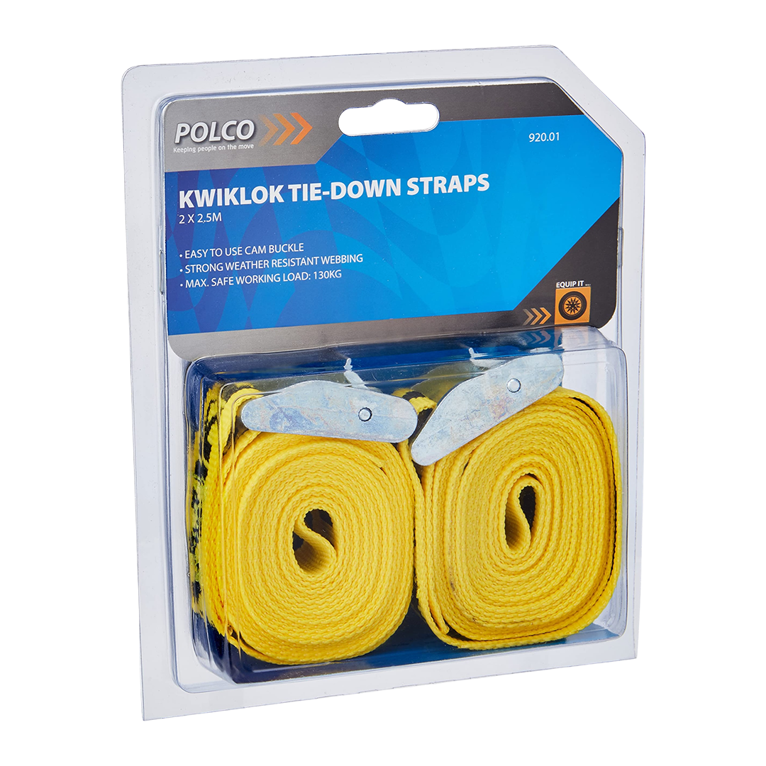 Polco Kwiklok Tie-Down Straps 00920 | Ratchet Straps for Sale | ThomasTouring.co.uk