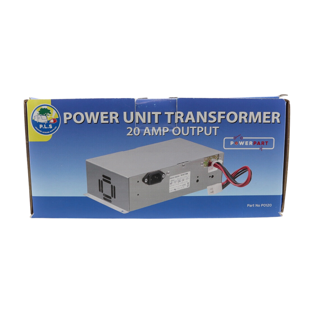 20 amp Power Unit & Transformer with Signal Wire | ThomasTouring.co.uk