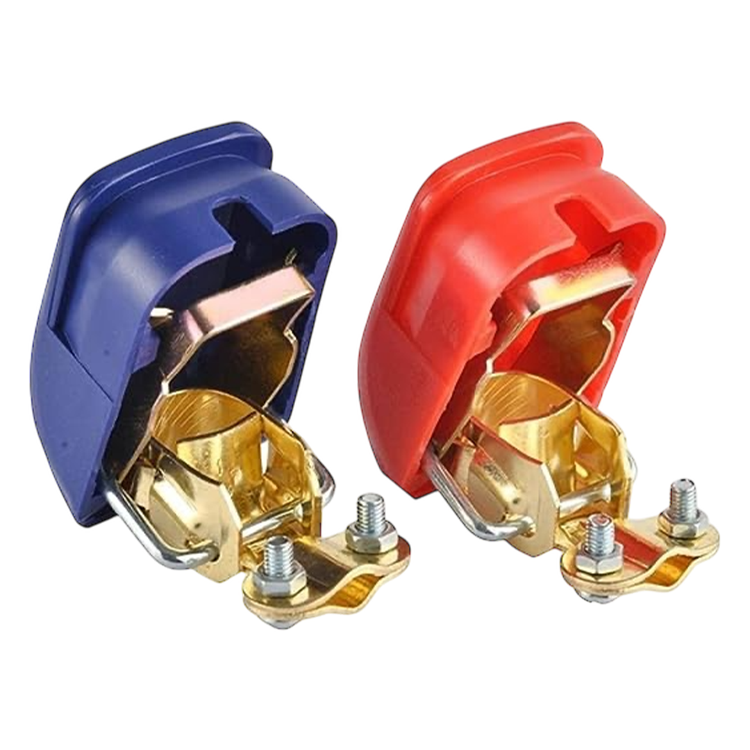 Quick Release Battery Clamps | Positive & Negative Battery Clamp | ThomasTouring.co.uk