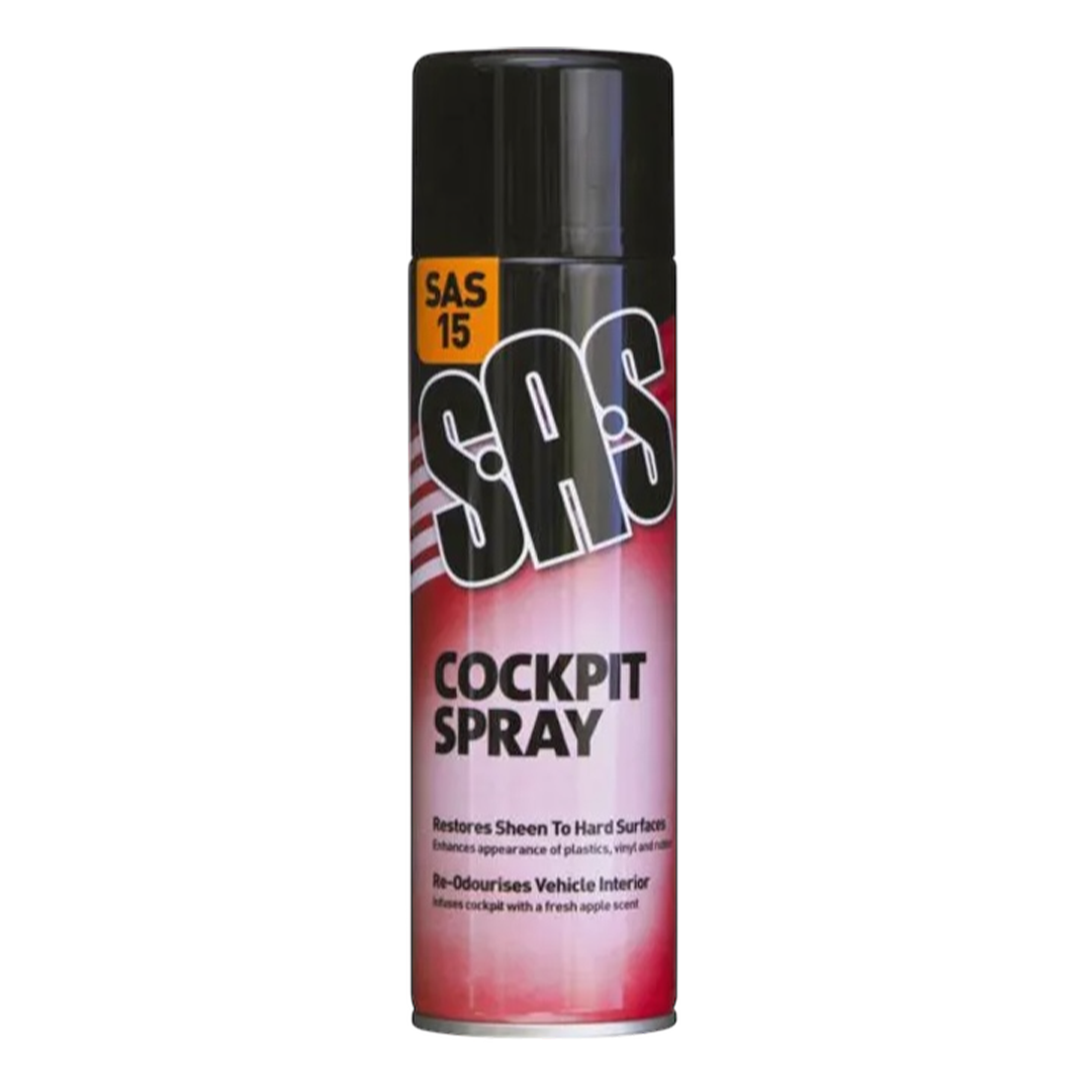 SAS Cockpit Spray 500ml | Car Interior Cleaner | ThomasTouring.co.uk