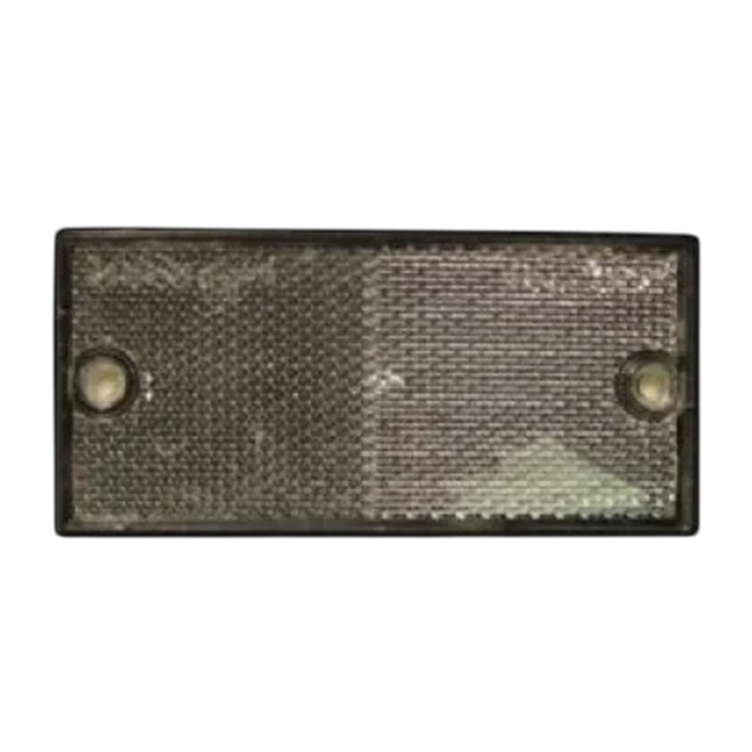 Self Adhesive Rectangular White Reflector 105 x 50mm