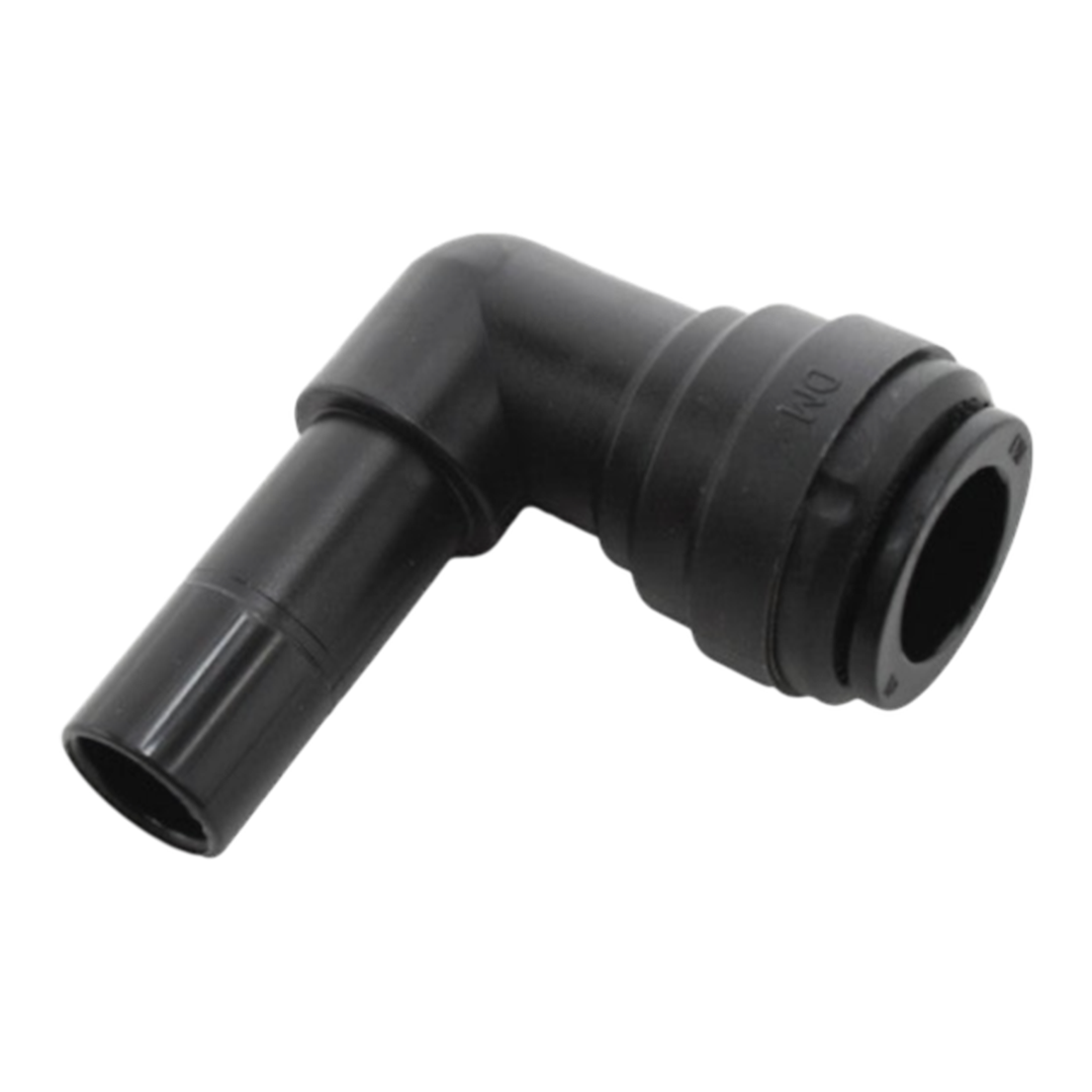 W4 Push-Fit Stem Elbow 12mm for Caravan and Motorhome Plumbing