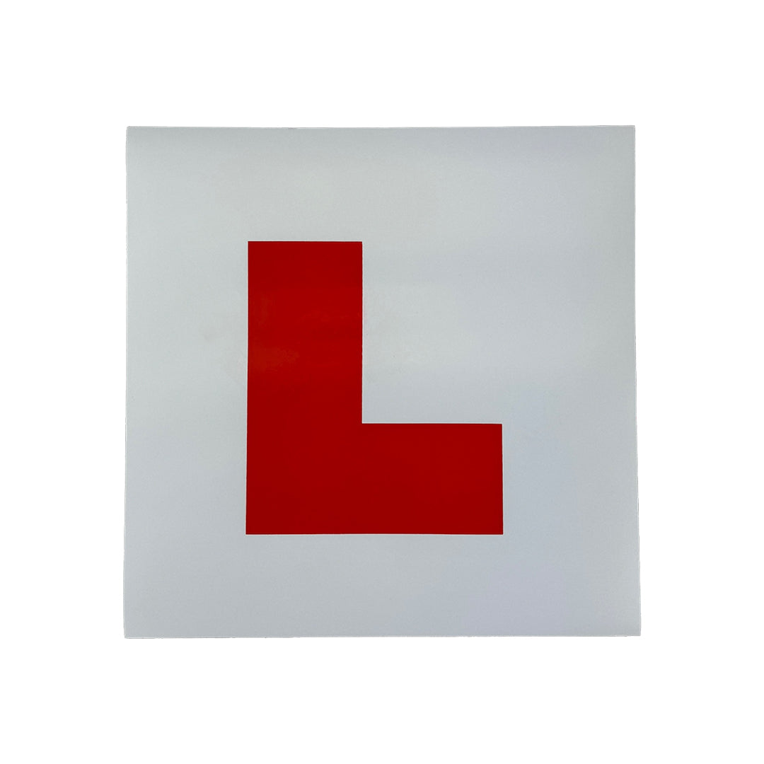 AA self-adhesive learner driver L plates in legal UK size for car