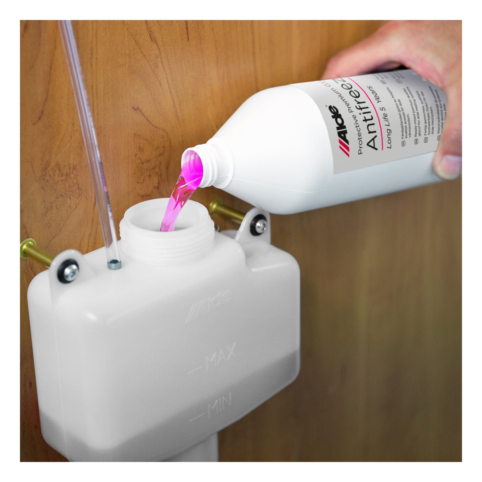 1 litre Alde G12 Evo Premium Antifreeze 4080141 suitable for Alde heating systems in caravans and motorhomes