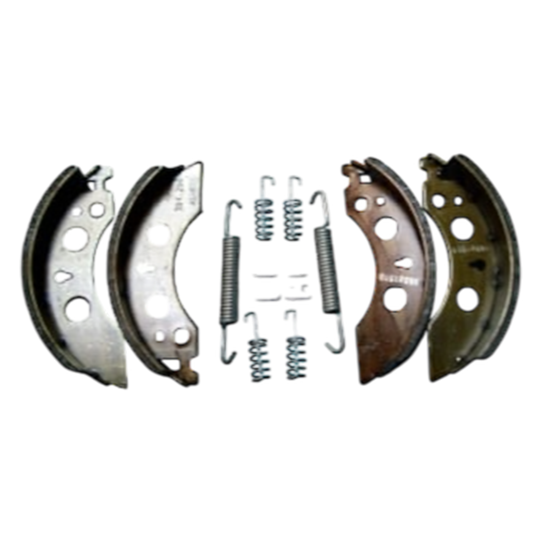 AL-KO 2051 brake shoe set 1732461 for caravans and trailers, includes springs and retaining clips