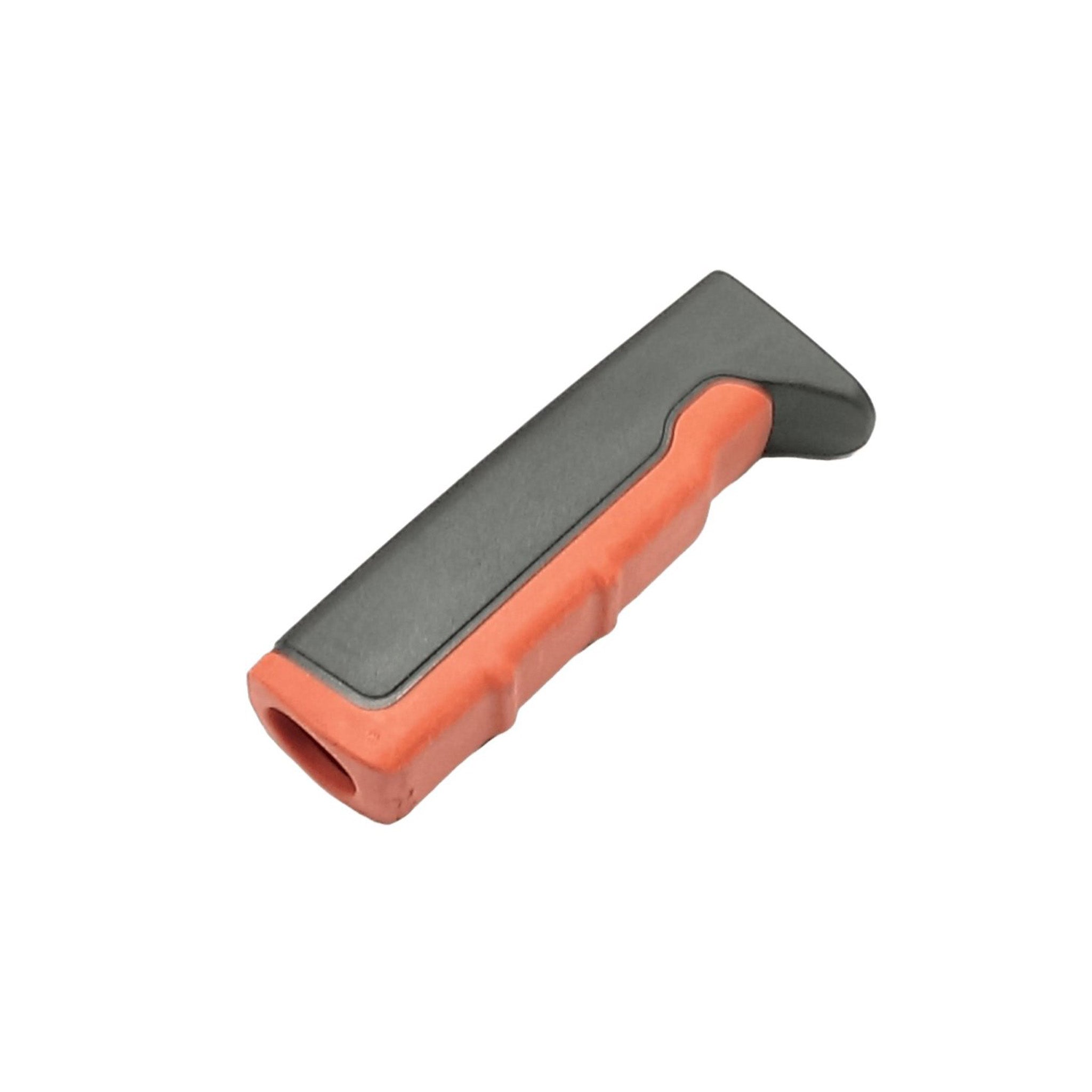 AL-KO handbrake grip black and red with push button hole part number 693676