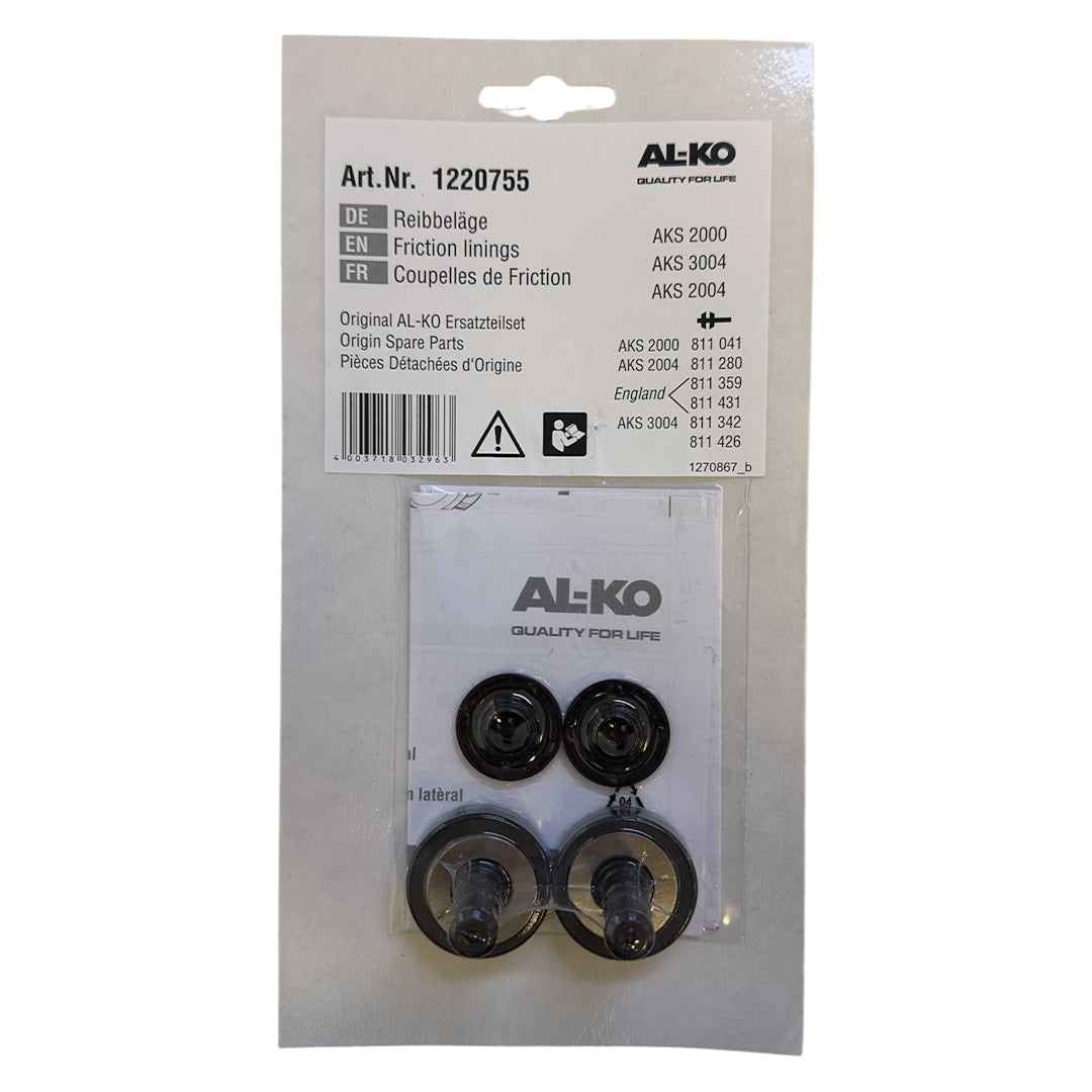 AL-KO stabiliser friction pad kit 1220755 for AKS2004 AKS3004 and AKS2700