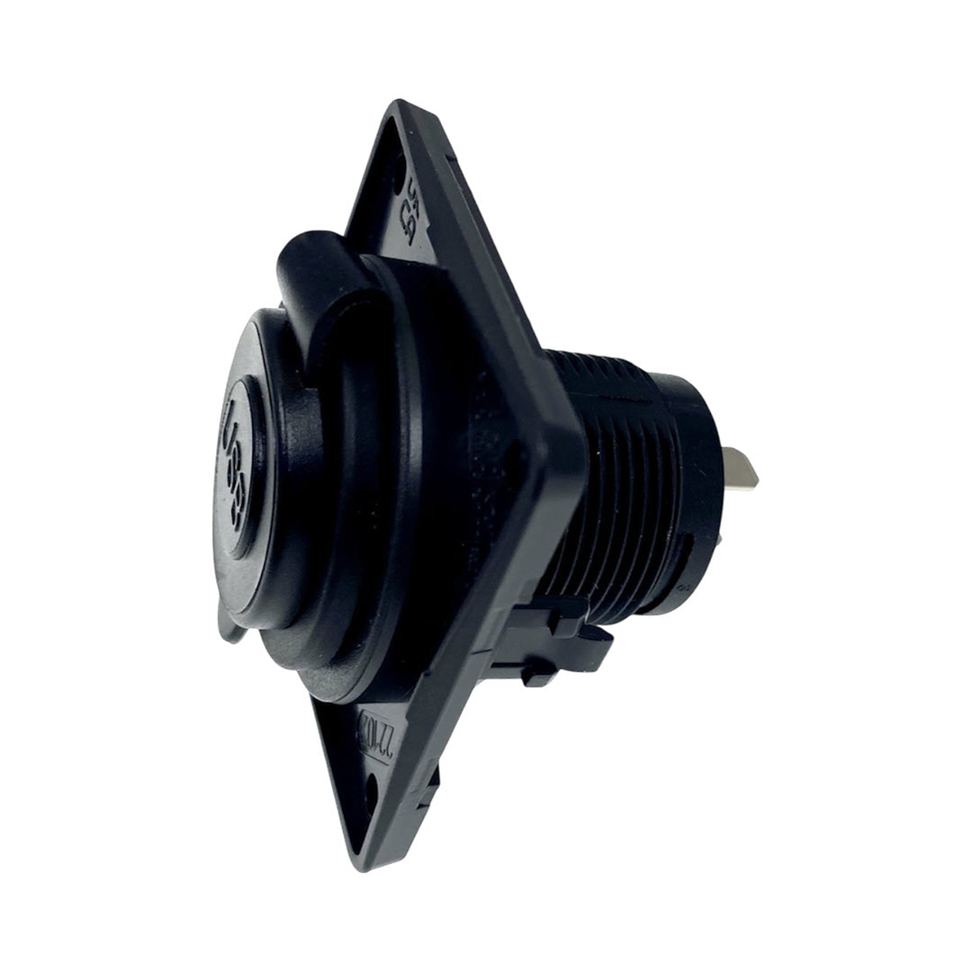 Twin USB charging socket in anthracite by Berker model 20239A