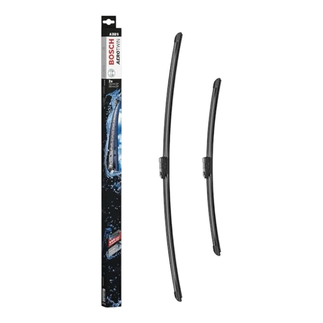 Bosch Aerotwin A352S flat wiper blade set, 750mm and 500mm, for Ford Transit vans
