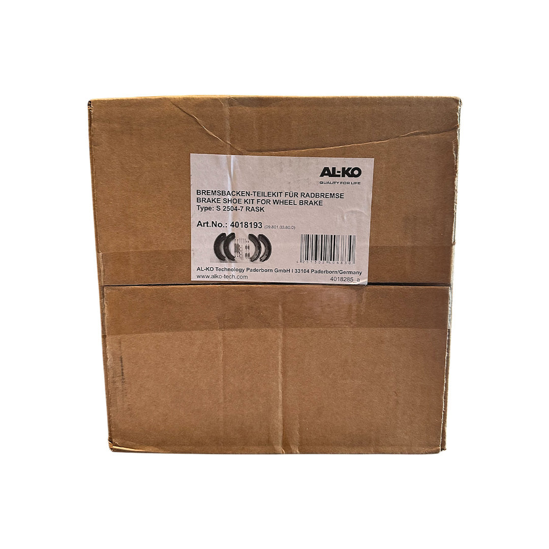Caravan and Trailer Brake Shoe Set AL-KO BPW 250x40mm Part 4018193
