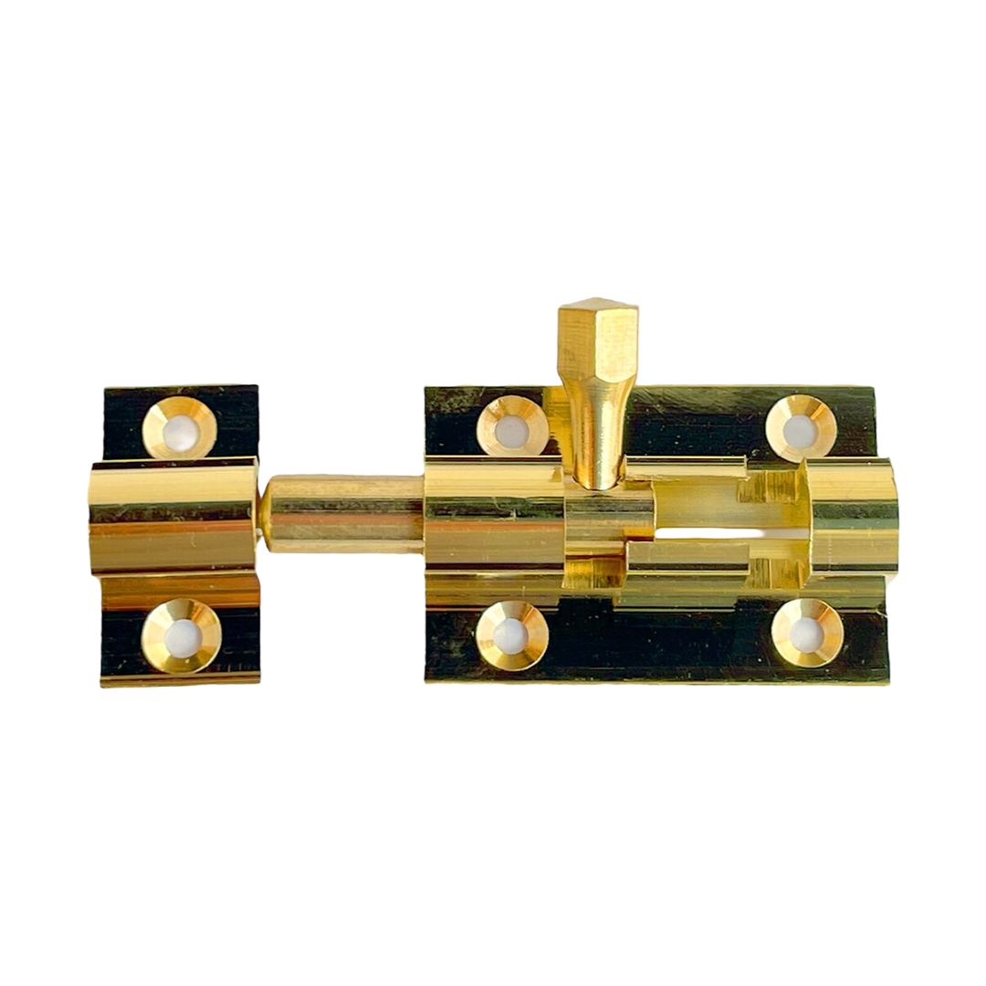 W4 brass barrel bolt 1½