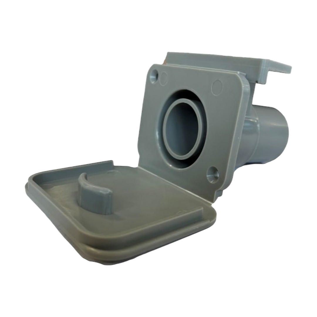 Buy 28mm waste water outlet socket for caravan and motorhome plumbing systems