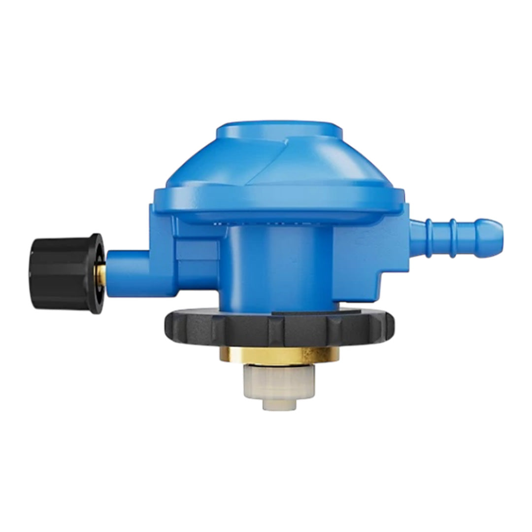 Buy Campingaz gas hose and regulator kit 29mbar – secure hand-tightening connection for refillable Campingaz cylinders.