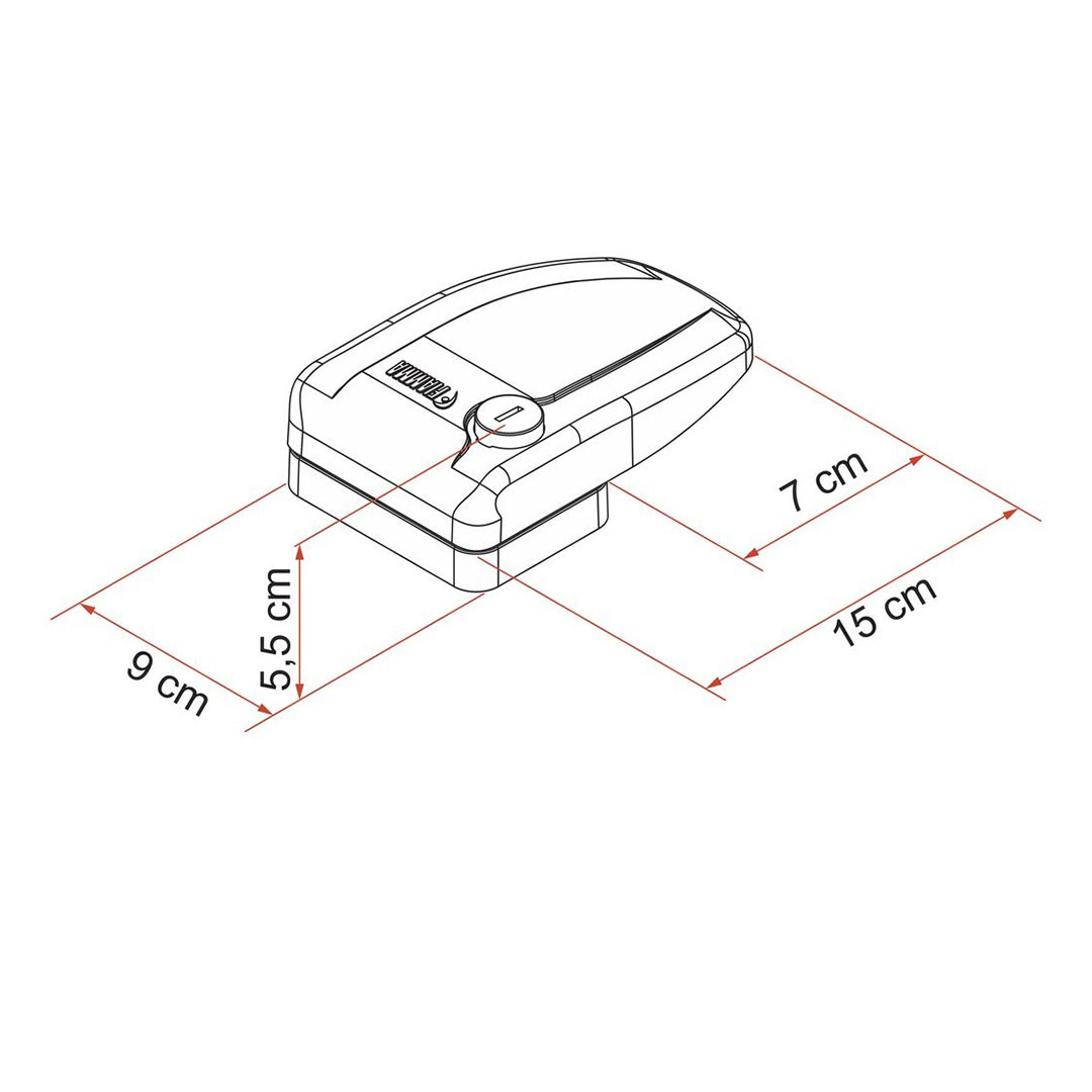 Buy External white Fiamma Safe Door lock for motorhome and caravan garage or compartment security