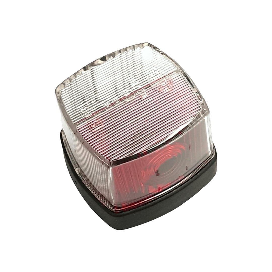 Hella 883 side marker lamp with clear red outline lens model 027106 for trailers and caravans