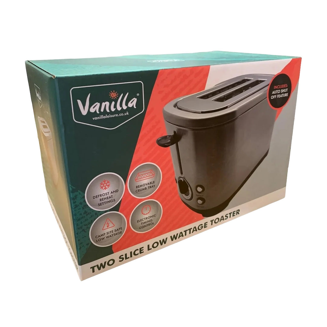 Order low energy 2 slice toaster – ideal for motorhome or camping use