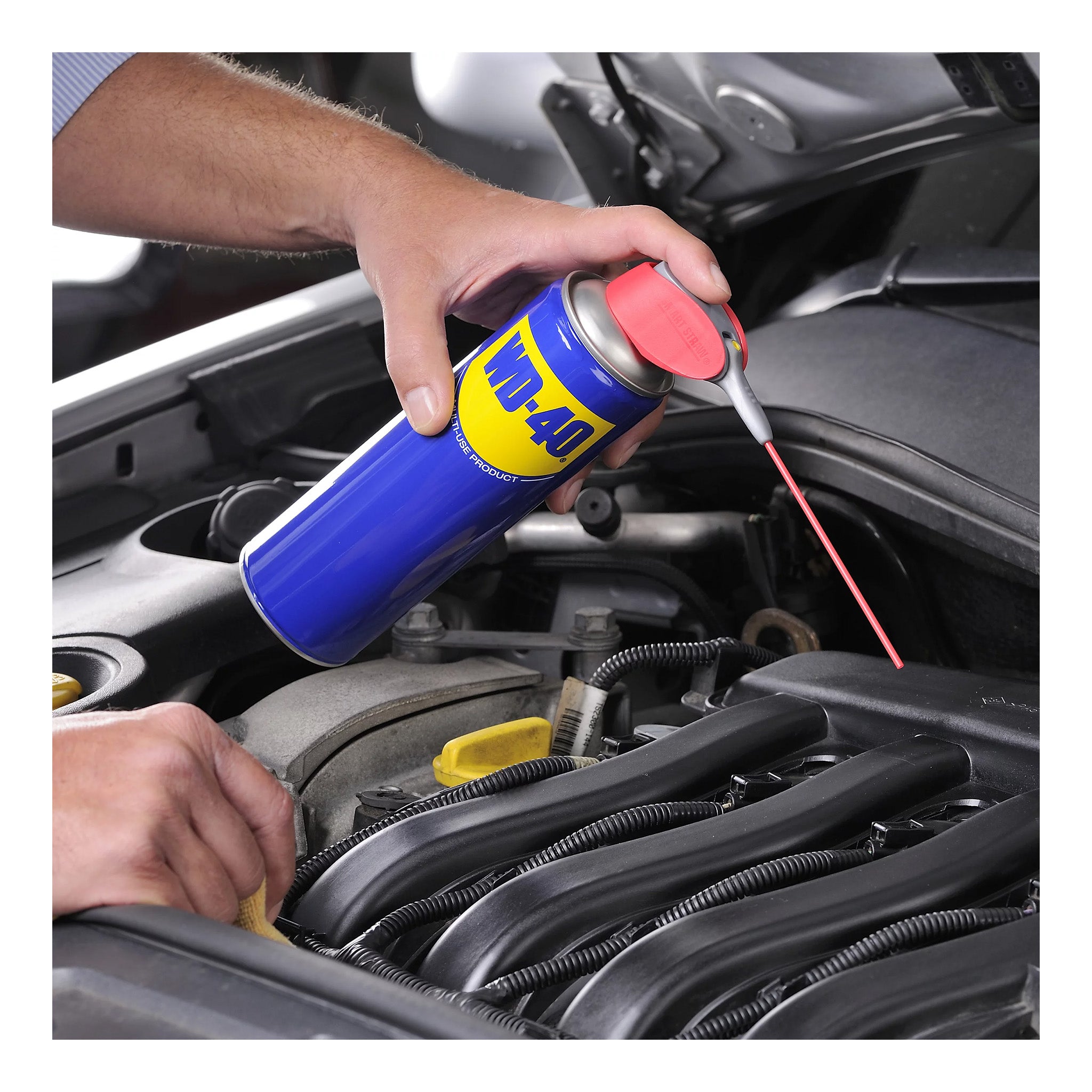 Buy WD-40 300ml multi-purpose lubricant with Smart Straw for cars, caravans, bikes, and household use