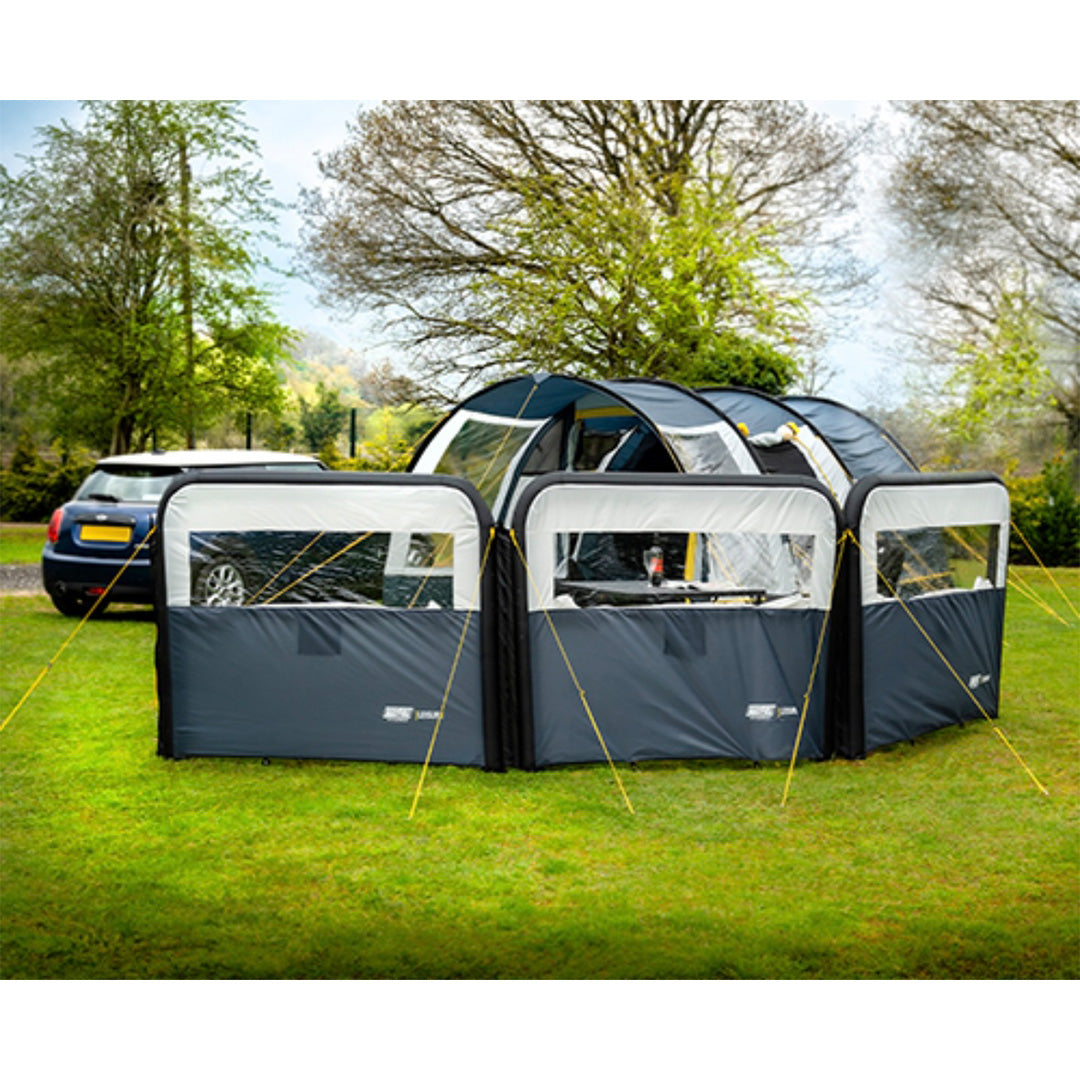 Buy Maypole MP9552 air windbreak with clear windows and 140cm height