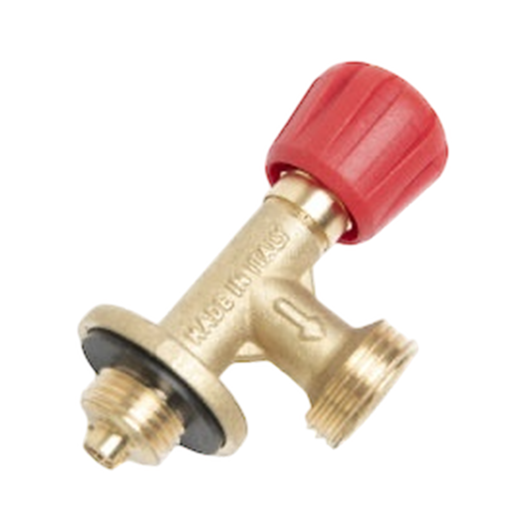 Camping Gaz gas adaptor for 901, 904, and 907 cylinders in caravans and motorhomes