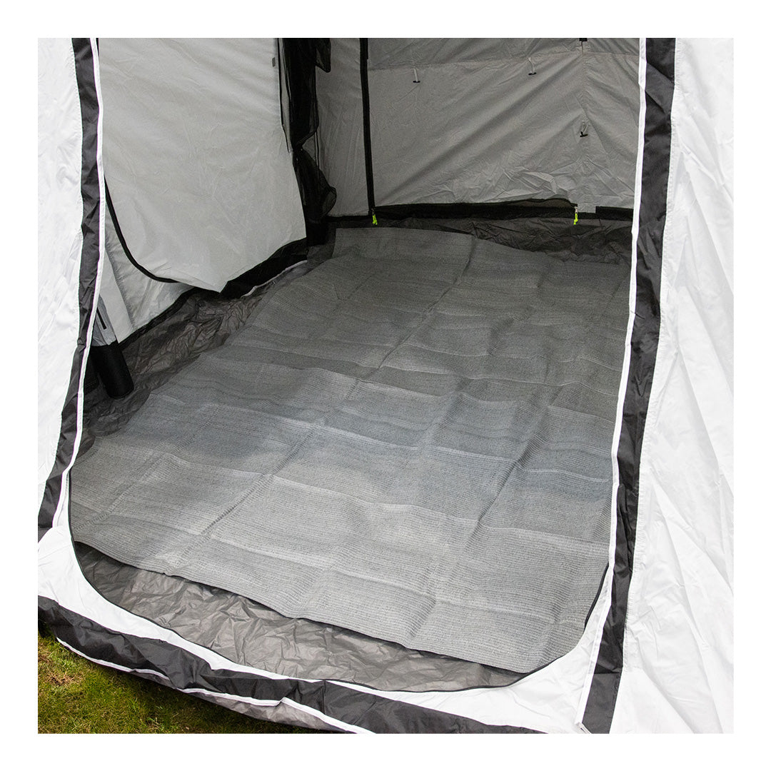 Streetwize Supreme breathable awning carpet 2.5m x 3m for caravan grey