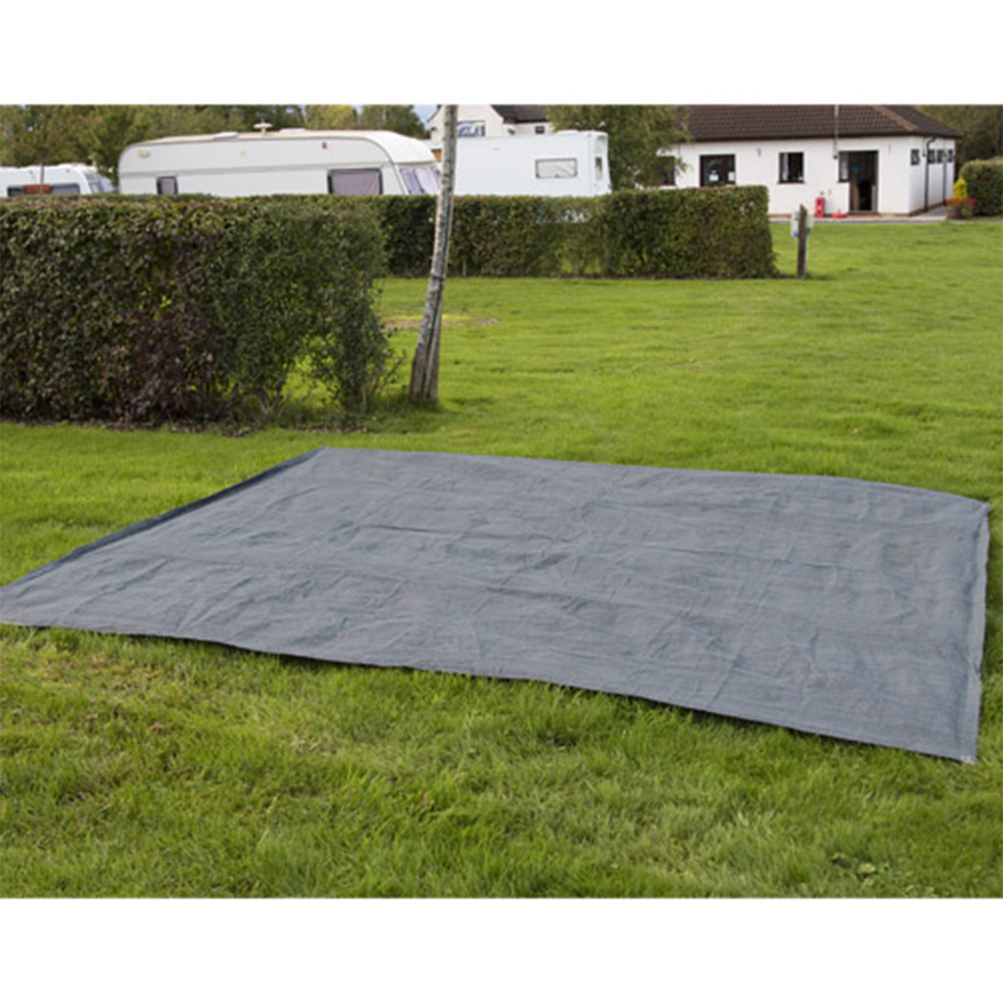 Caravan awning carpet Maypole Epsom 93530 woven grey with storage bag