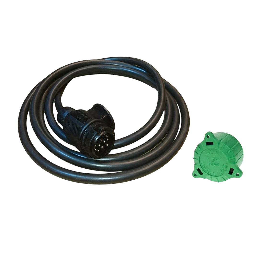 Caravan Trailer 13 Pin Plug Prewired with 13 Core Cable 3m | ThomasTouring.co.uk