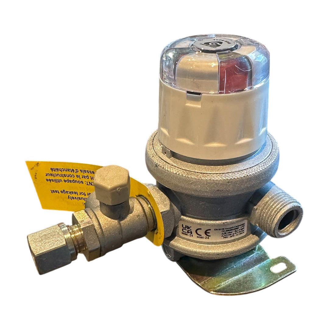 Cavagna Auto Changeover Gas Regulator 924N 10mm for Caravan Motorhome