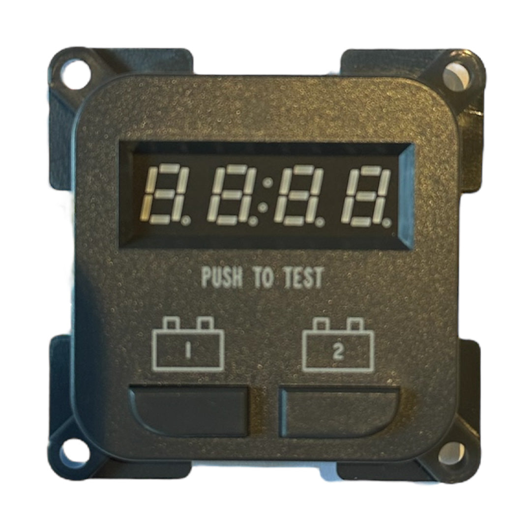 CBE C-Line LED Volt Meter Panel with dual battery monitoring for campervans and motorhomes, caravans and boats