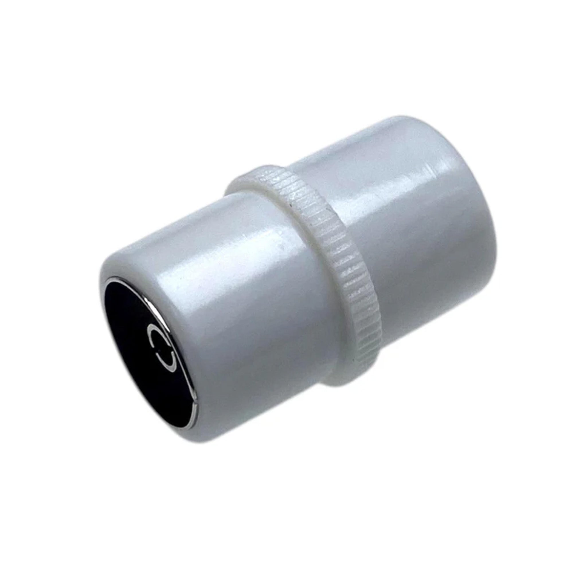 Female to female in line coax connector by W4 for TV aerial cables