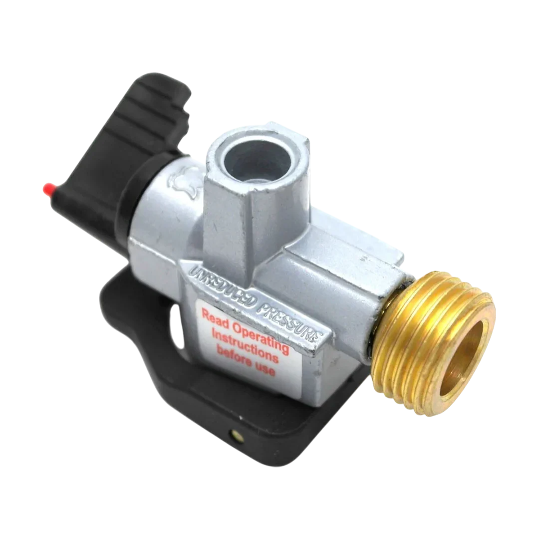 Continental 21mm clip-on butane adaptor (0621 AD 21) for secure gas connection