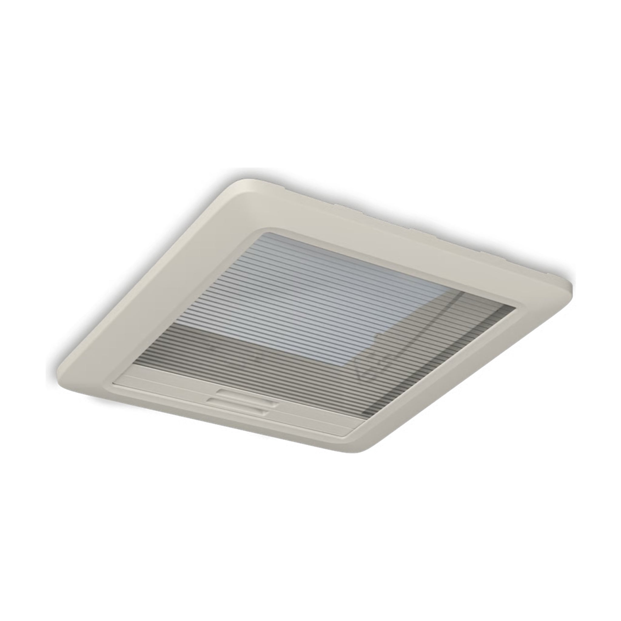 Dometic Mini Heki FL caravan rooflight 400 x 400 mm vented double-glazed acrylic dome with blind and flyscreen