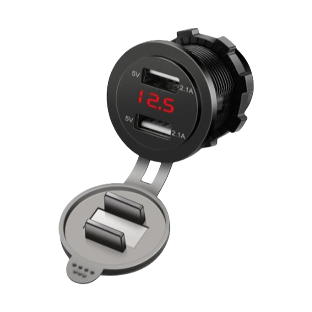 Dual USB Charger Cigar Lighter 12V-24V 4.2A for sale online UK at ThomasTouring.co.uk