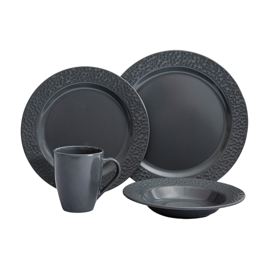 16 piece caravan dining set for outdoor and travel use