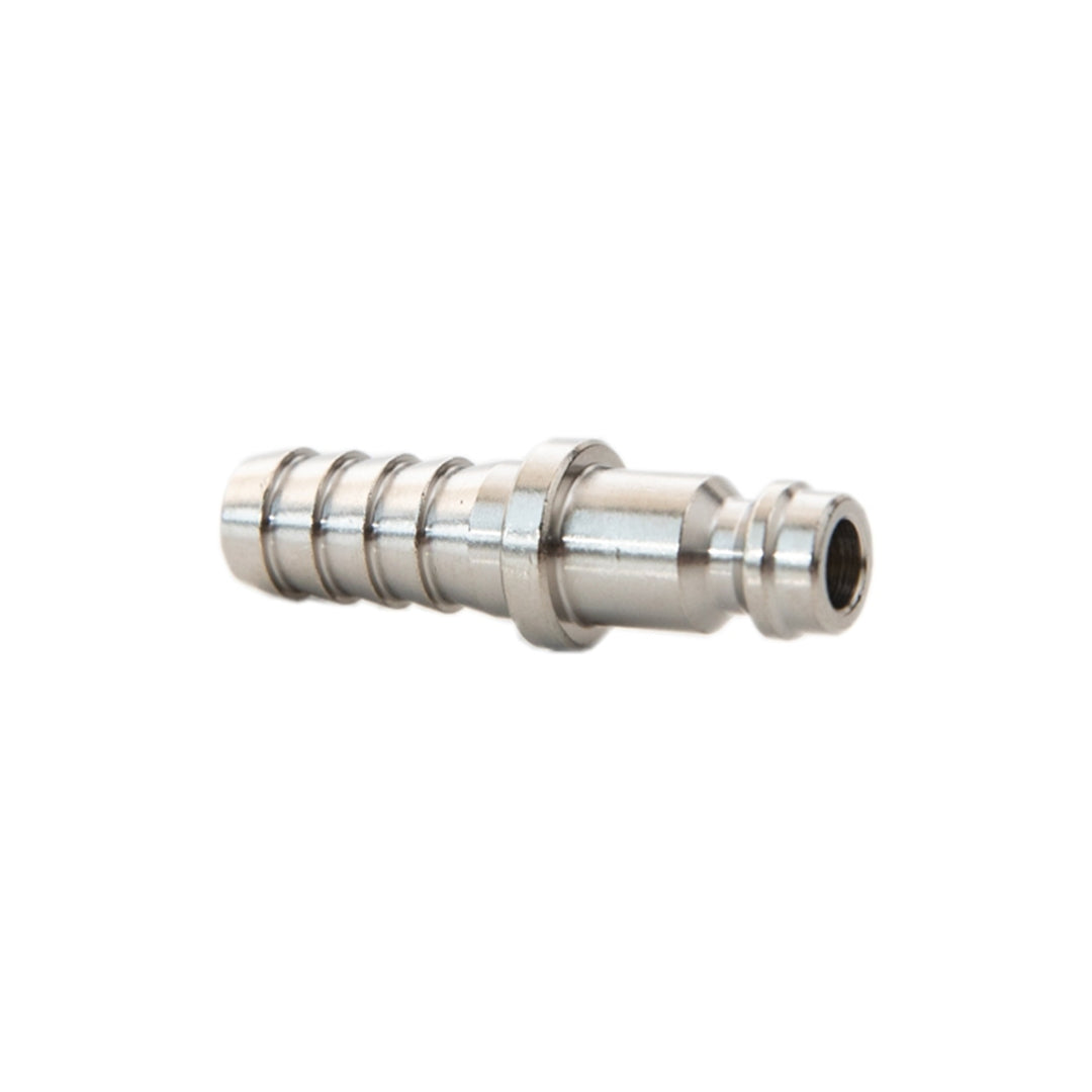 External BBQ gas nozzle connector with barbed hose fitting for caravan or motorhome LPG outlet