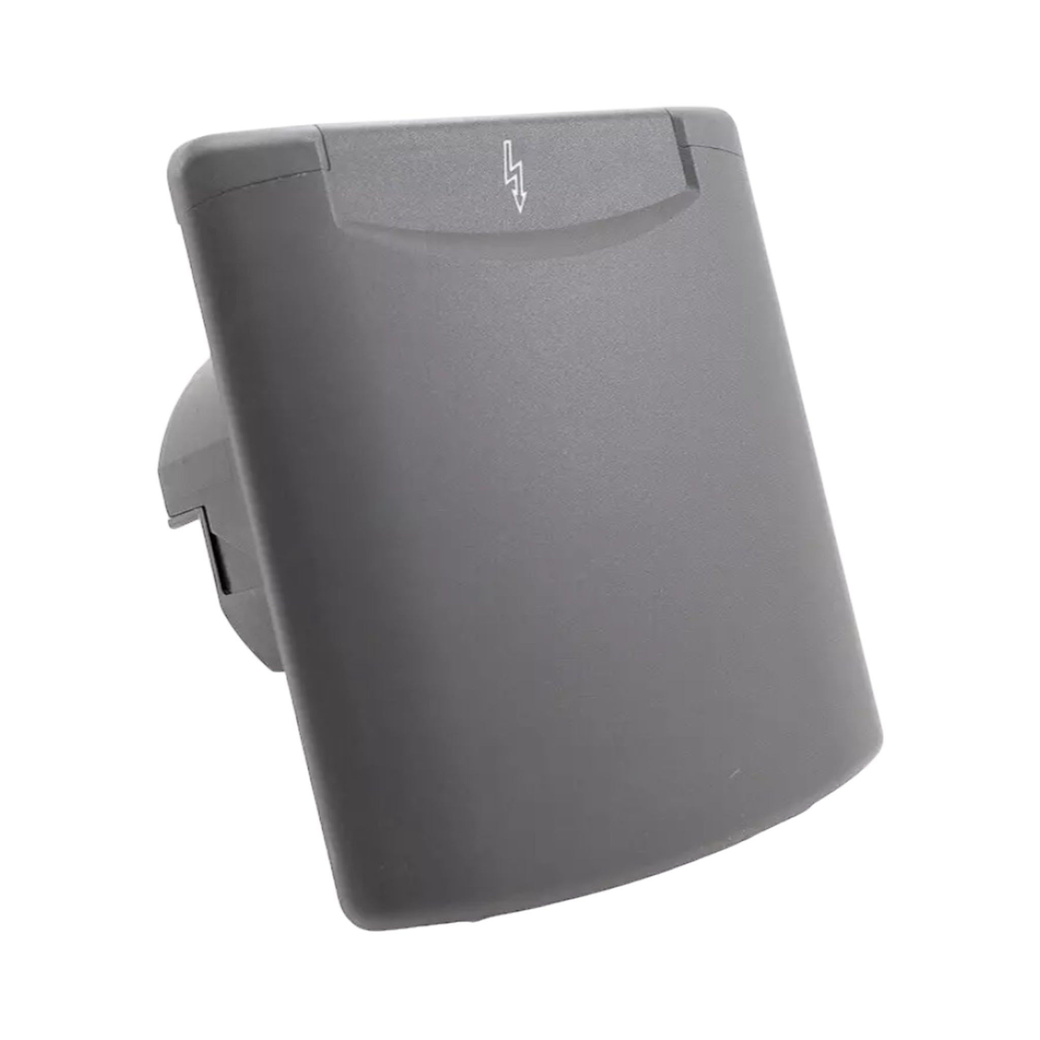 Fawo flush mains hook up inlet with magnetic lock grey for caravan and motorhome 230V connection