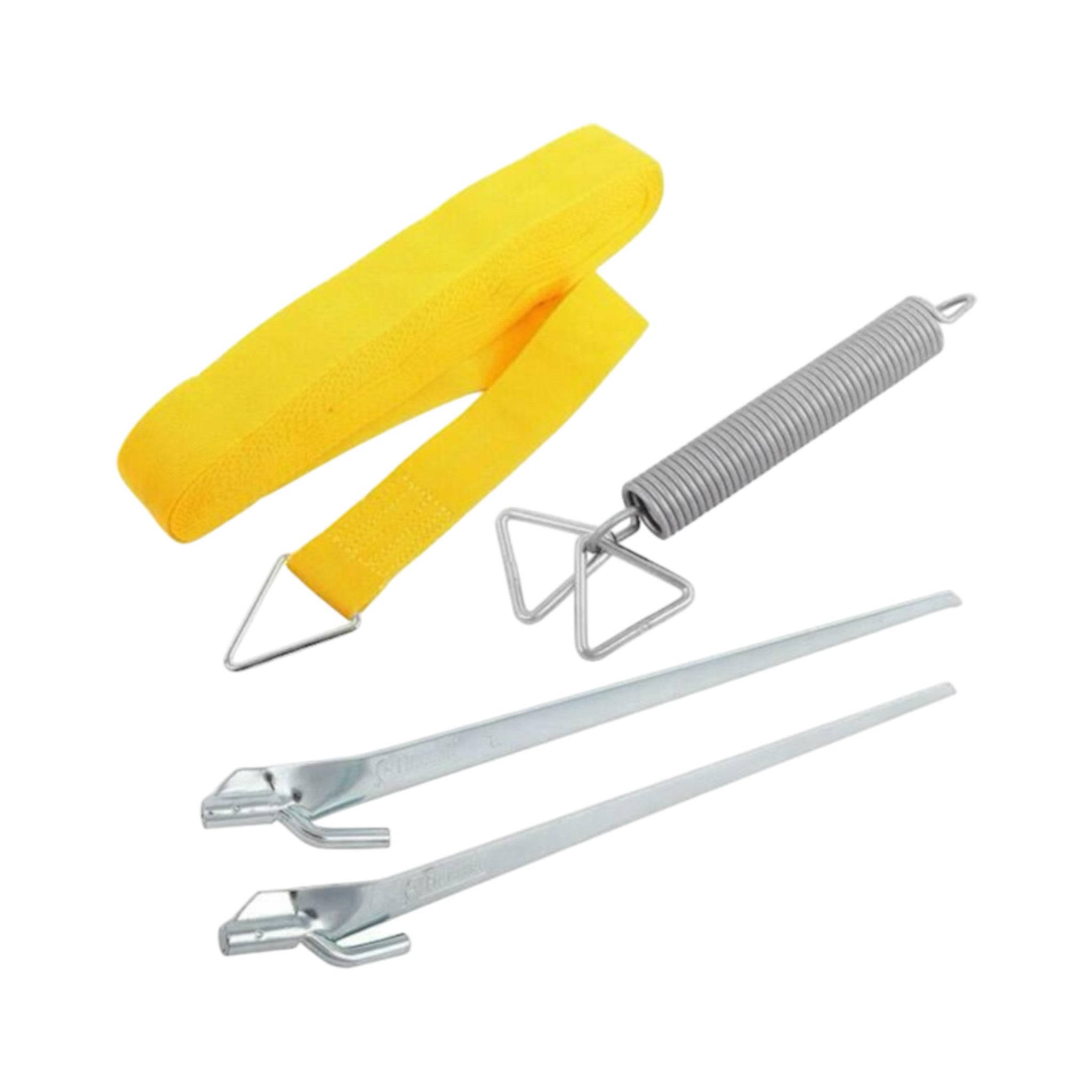 Fiamma awning tie down kit yellow 98655-128 with strap, pegs and spring